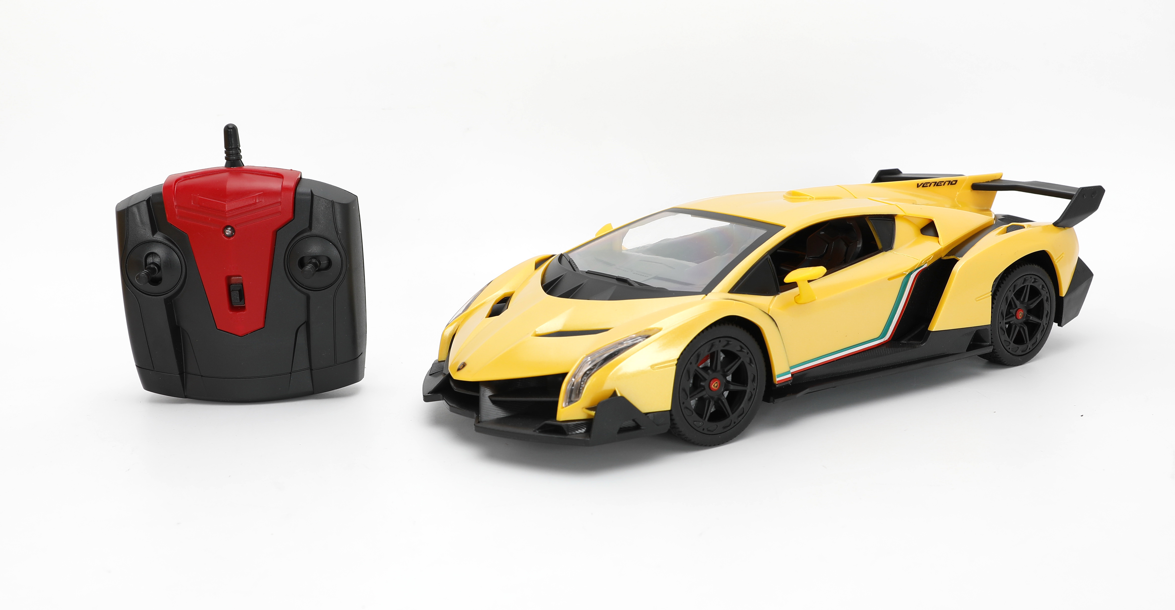 Mamido Távirányítós Lamborghini Poison 1:14 autó világítással, sárga
