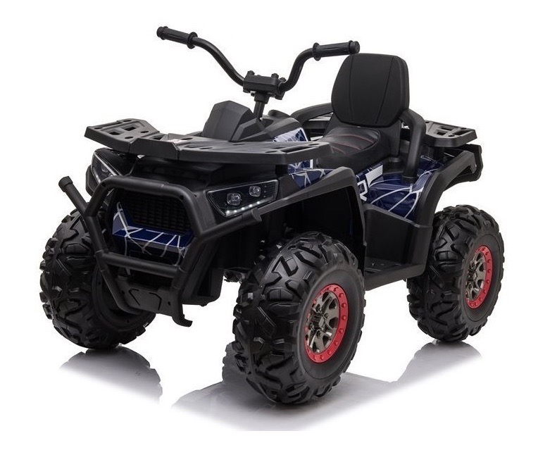 Gyermek elektromos négykerekű 4x4 Spyder kékre festve