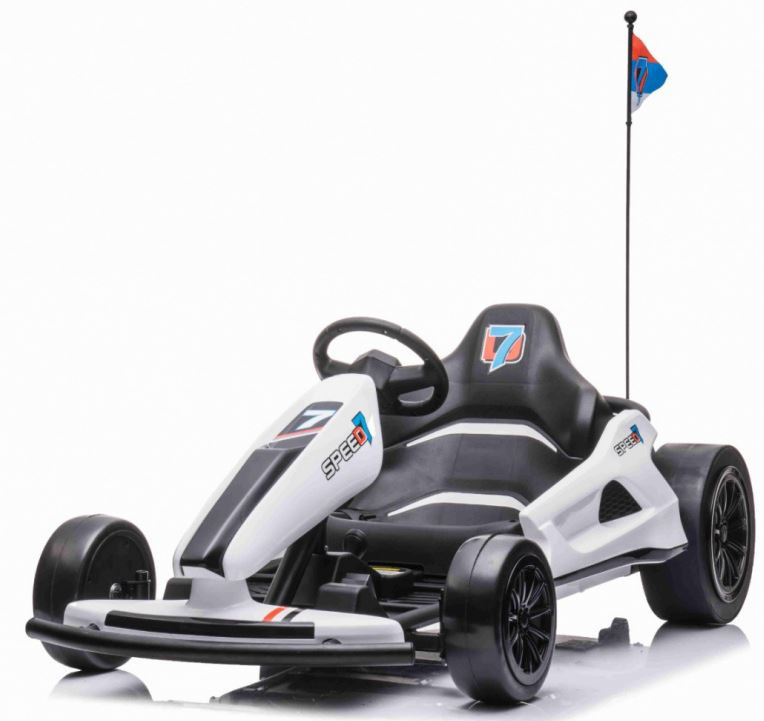 Gyermek elektromos gokart Speed 7 Drift fehér