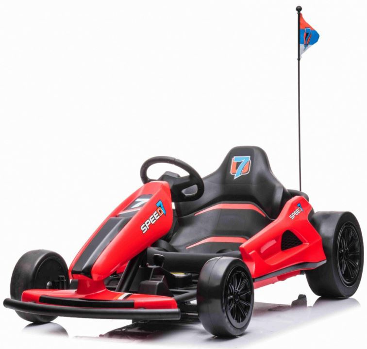 Gyermek elektromos gokart Speed 7 Drift piros