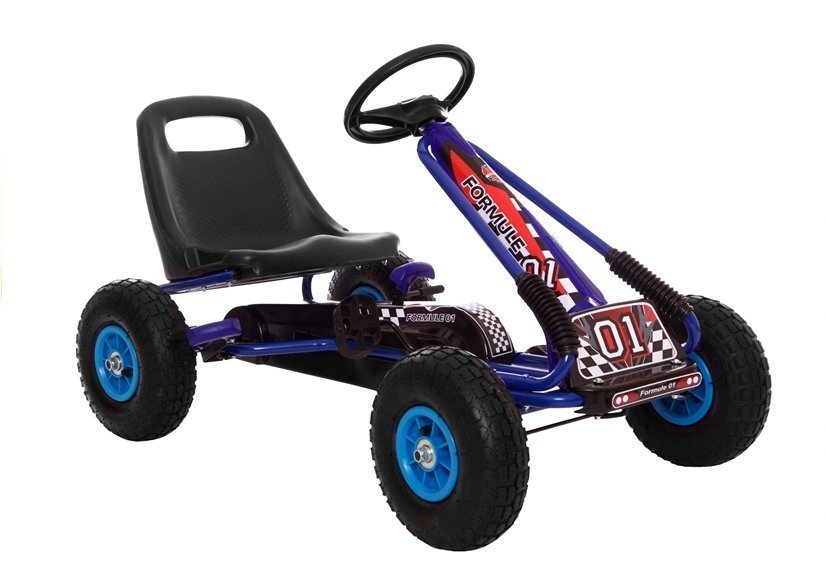 Gyermek gokart felfújható kerekekkel A-15 kék