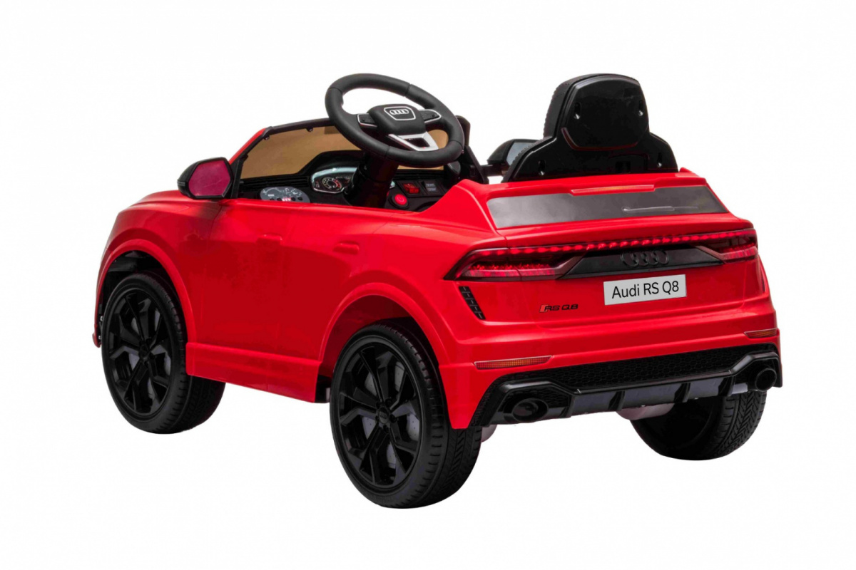 Gyermek elektromos kisautó Audi RS Q8 piros