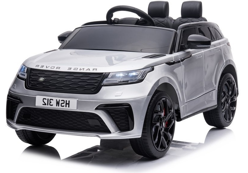 Ezüstre festett Range Rover elektromos kisautó