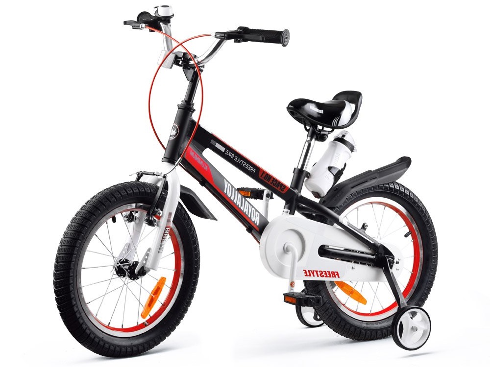 Gyermek kerékpár RoyalBaby Space 16" fekete