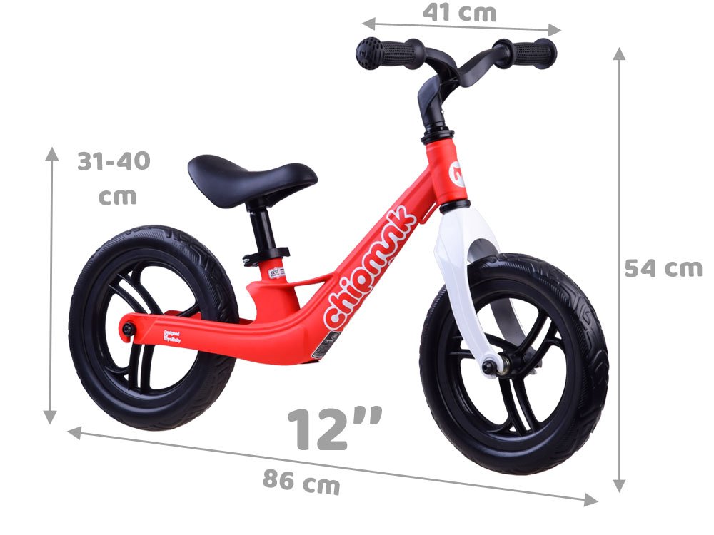 Gyermek futóbicikli RoyalBaby 12" piros