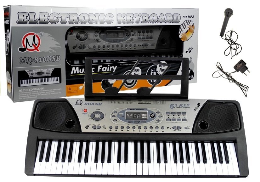 Gyermek billentyűzet MP3 mikrofonnal