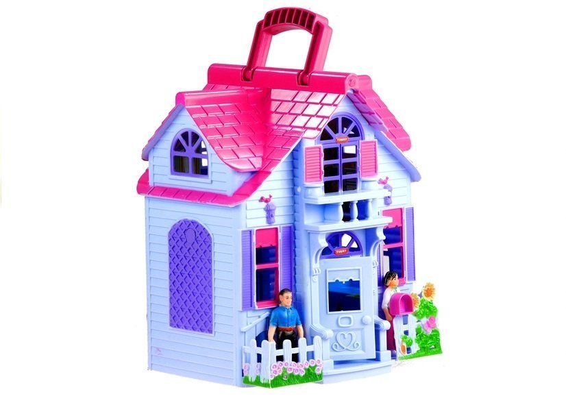 Babaház Country House bútorral rózsaszín F611