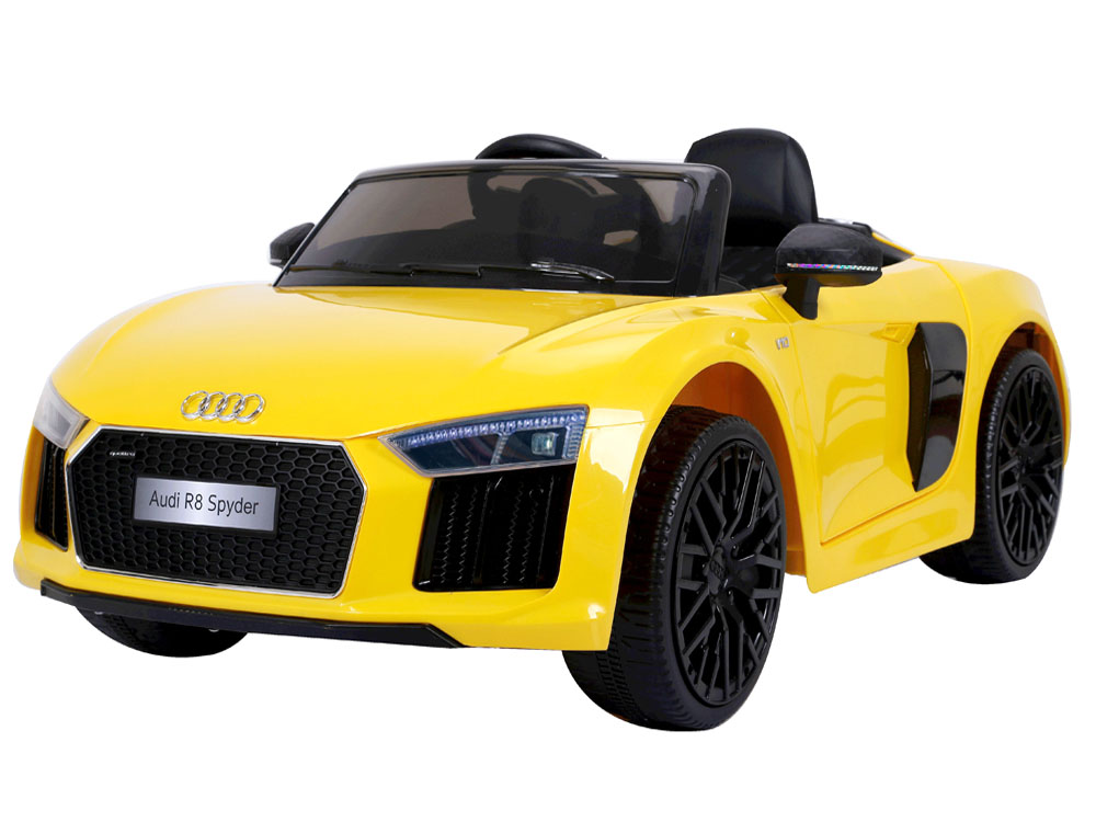 Elektromos kisautó Audi R8 Spyder Maxi sárga
