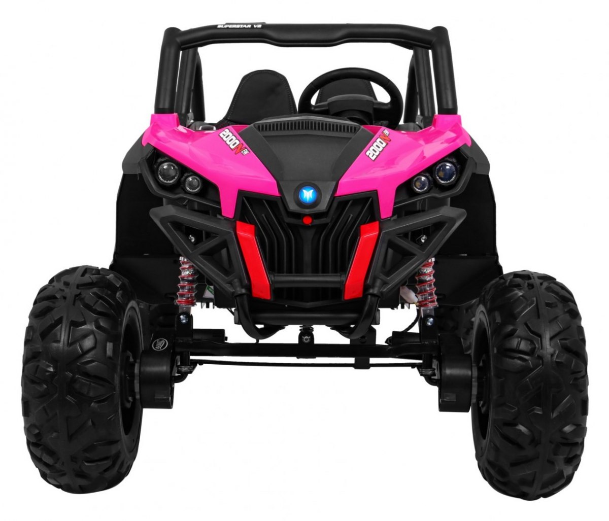 Elektromos kisautó Buggy SuperStar 4x4 rózsaszín