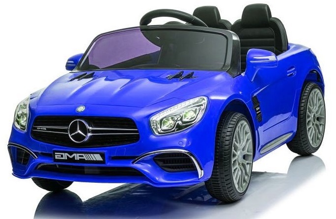 Elektromos kisautó Mercedes-Benz SL65 S LCD kékre festve