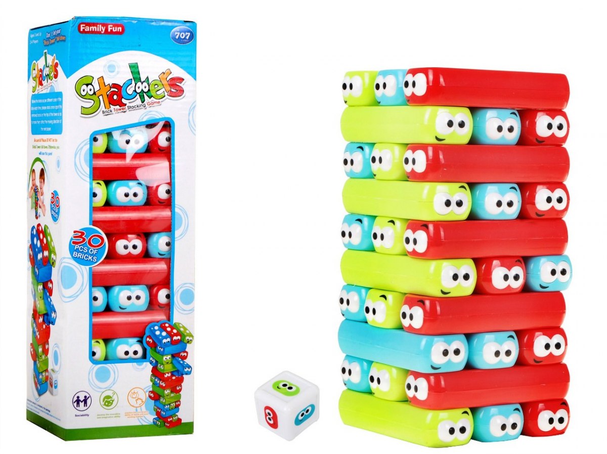 Jenga játék - kis hal