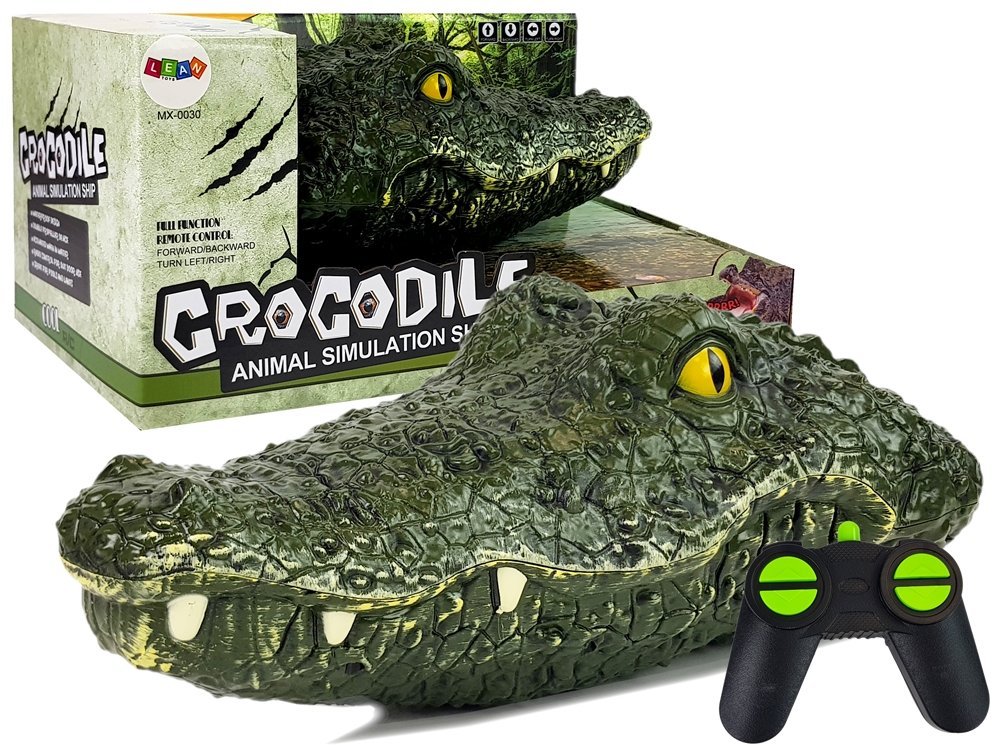 R/C krokodil távirányítós csónak