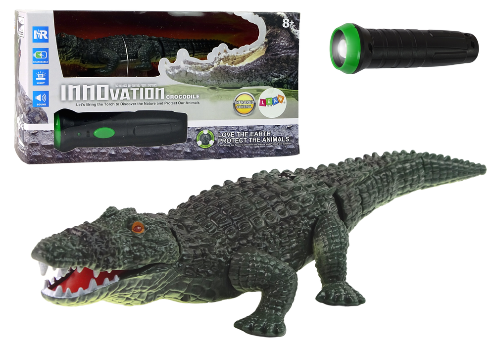 R/C távirányítós krokodil