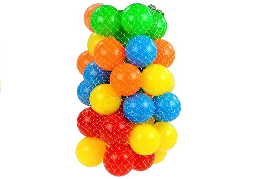 Labdák száraz medencéhez hálóban 50 db 7cm
