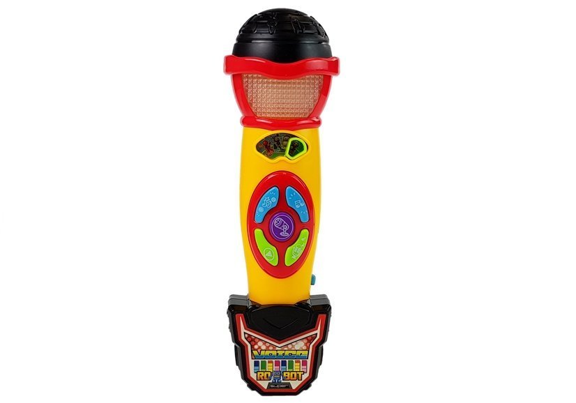 Gyerekmikrofon karaoke sárga és fekete színben