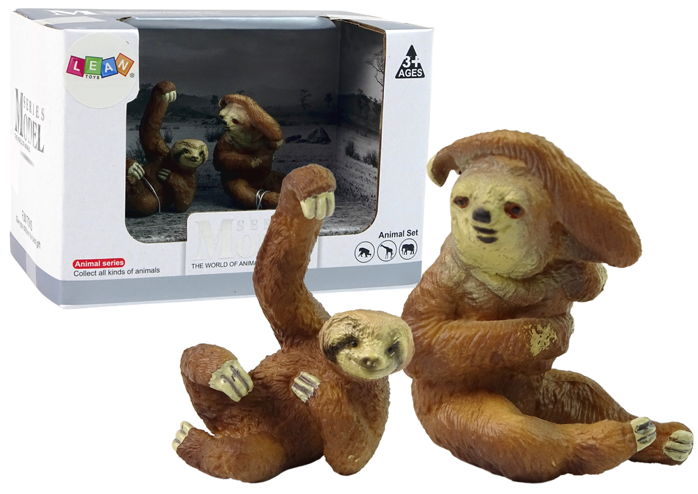 Lajhár figurák készlete