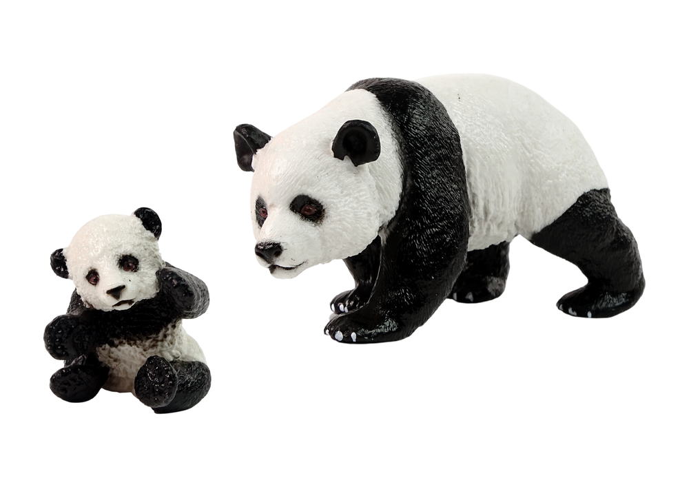 2 db panda figurát tartalmazó készlet