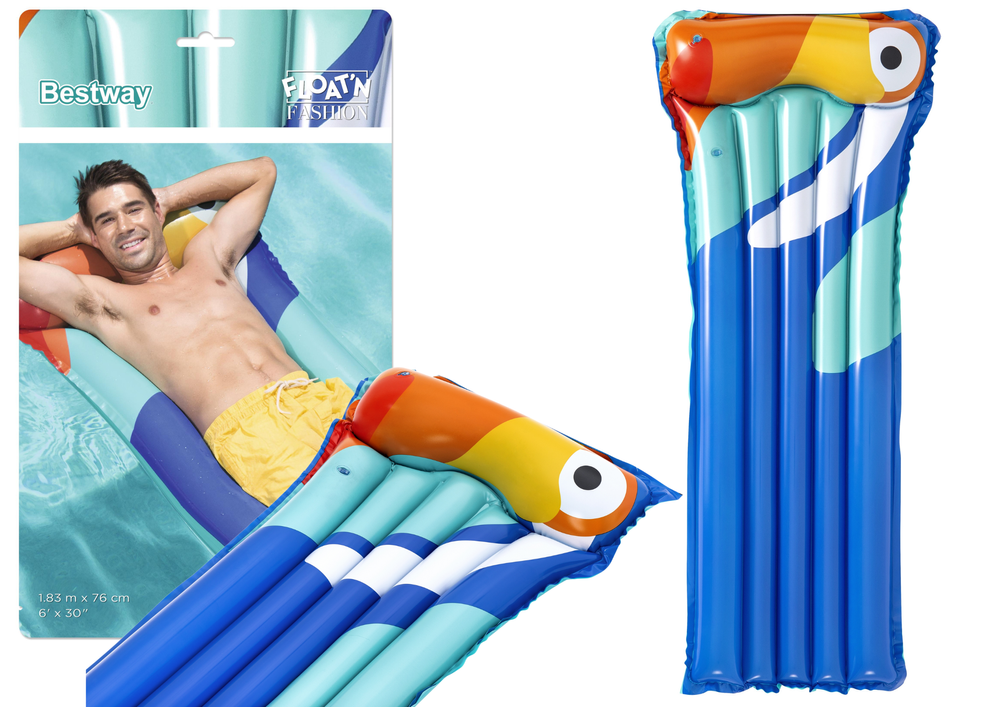 Felfújható nyugágy Tukan 183x76 cm Bestway 44021 kék