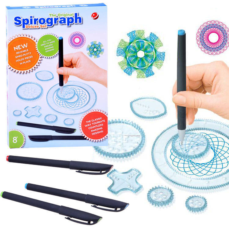 Gyermek rajzsablonkészlet - Spirográf