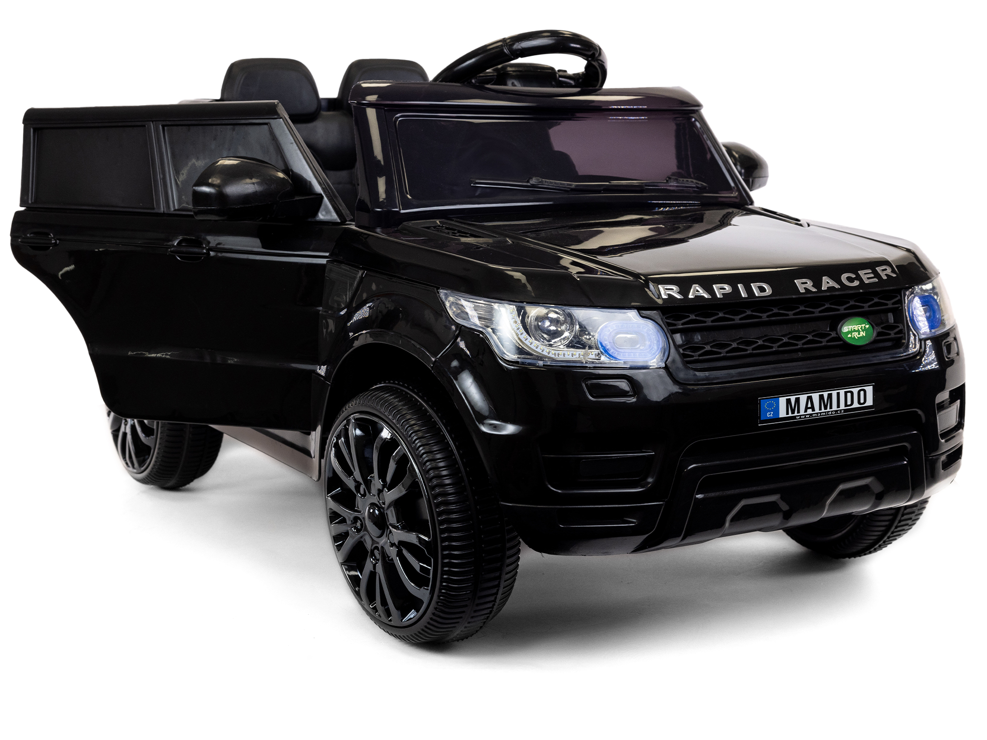Mamido Elektromos kisautó Land Rapid Racer fekete