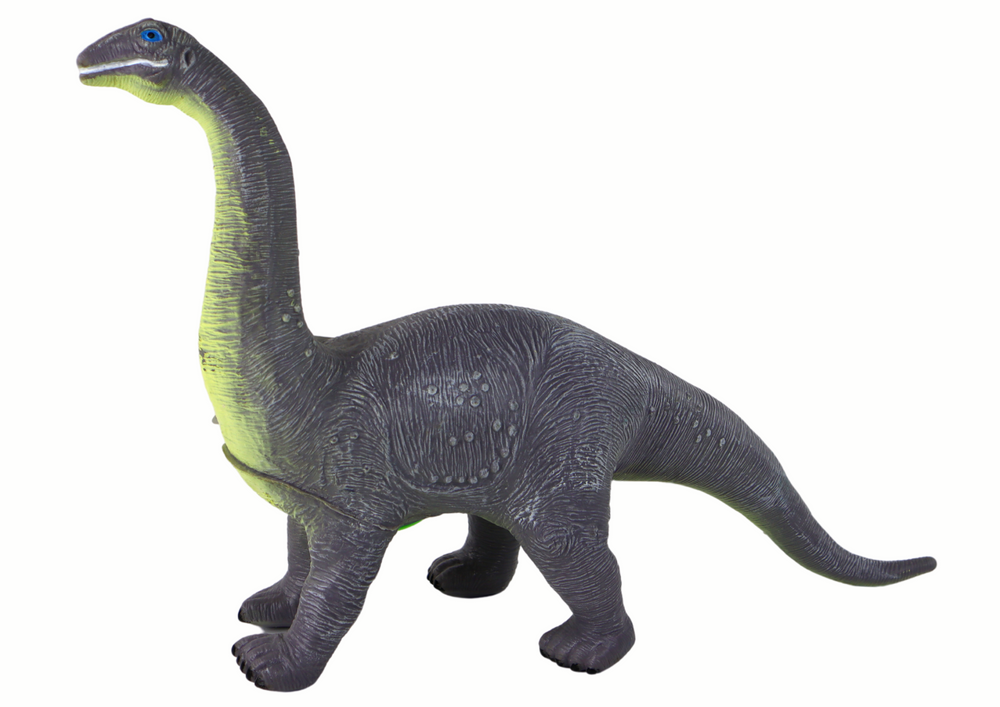 Nagy, szürke Brachiosaurus dinoszaurusz figura