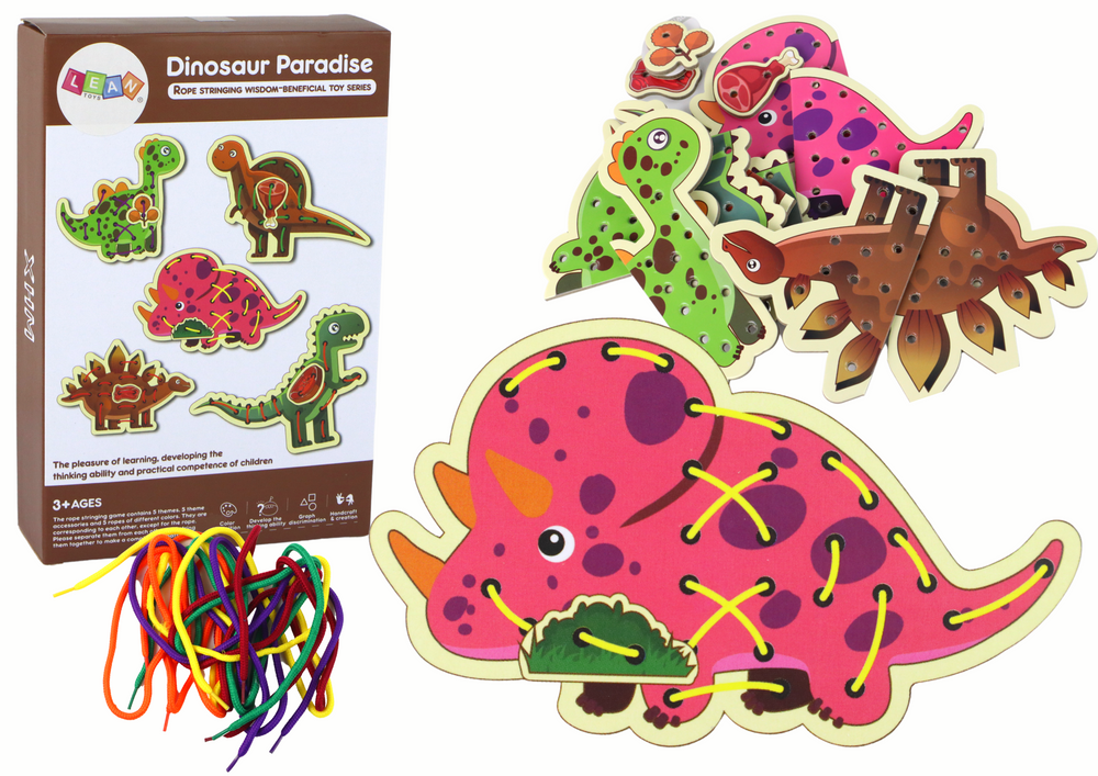 Ügyességi Játék Paradise Dinosaurs Laced Colorful