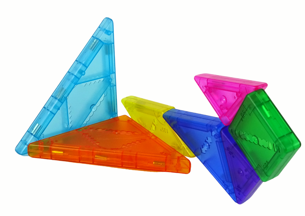 Tangram puzzle 7 mágneskockával