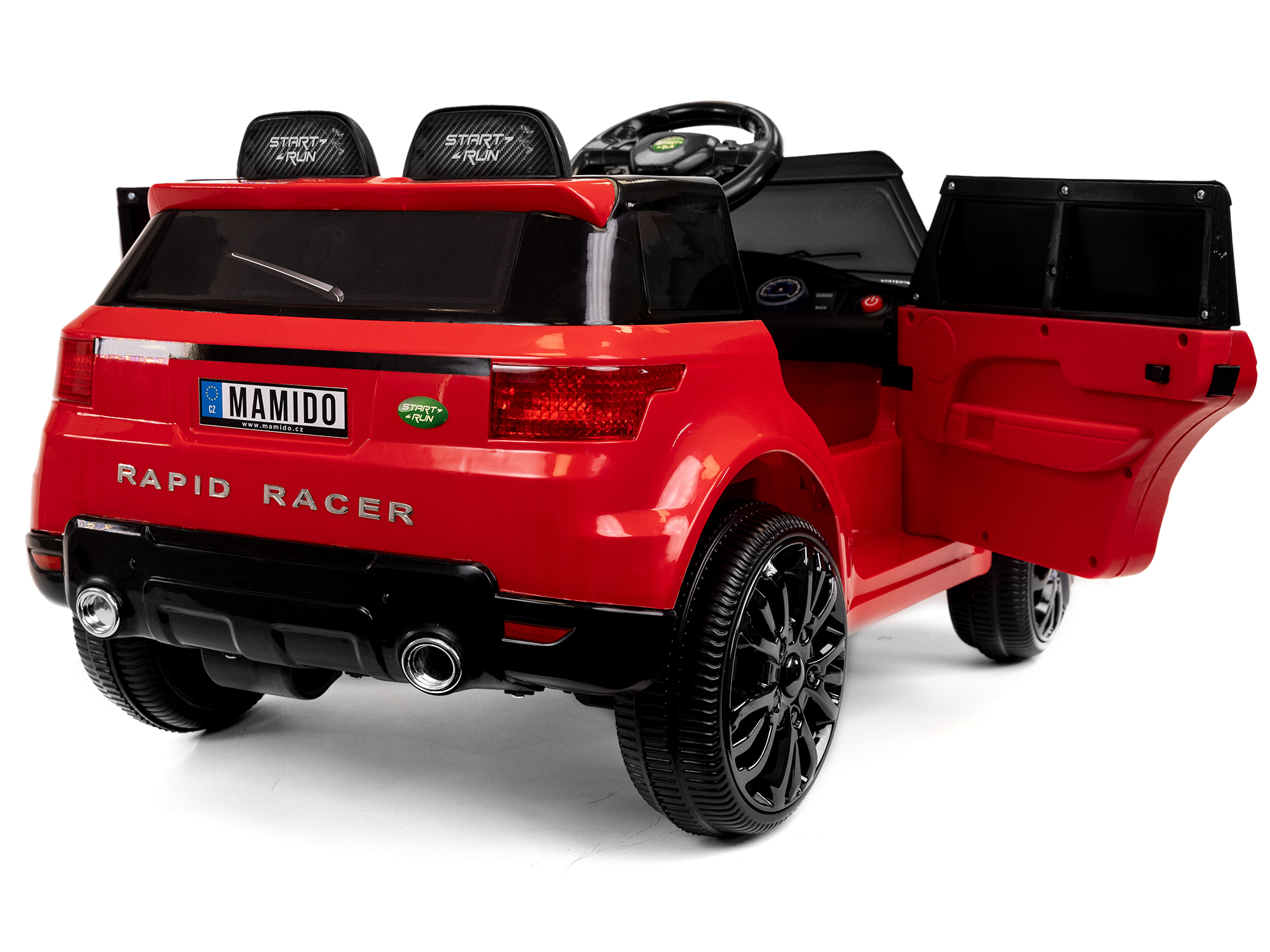 Mamido Elektromos autó Land Rapid Racer piros