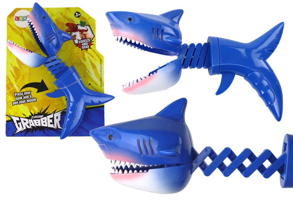 Toy Bite Catcher Shark Spring Blue