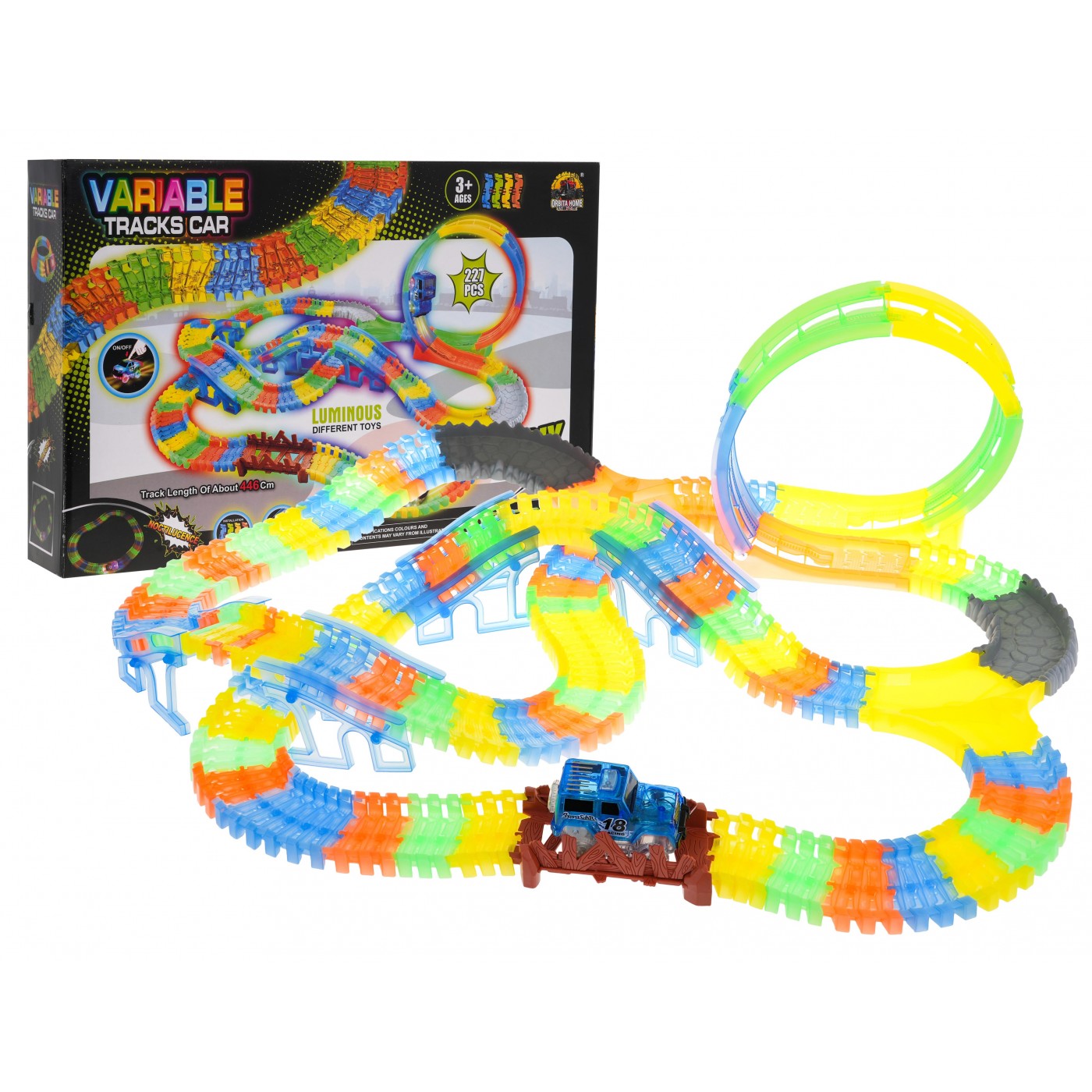 Mamido Világító autópálya, Variable, 227 darabos