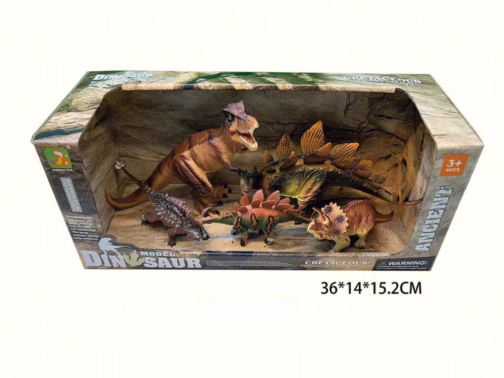 Mamido Gyerek dinoszaurusz készlet Őskori világ 23 cm Tyrannosaurus rex