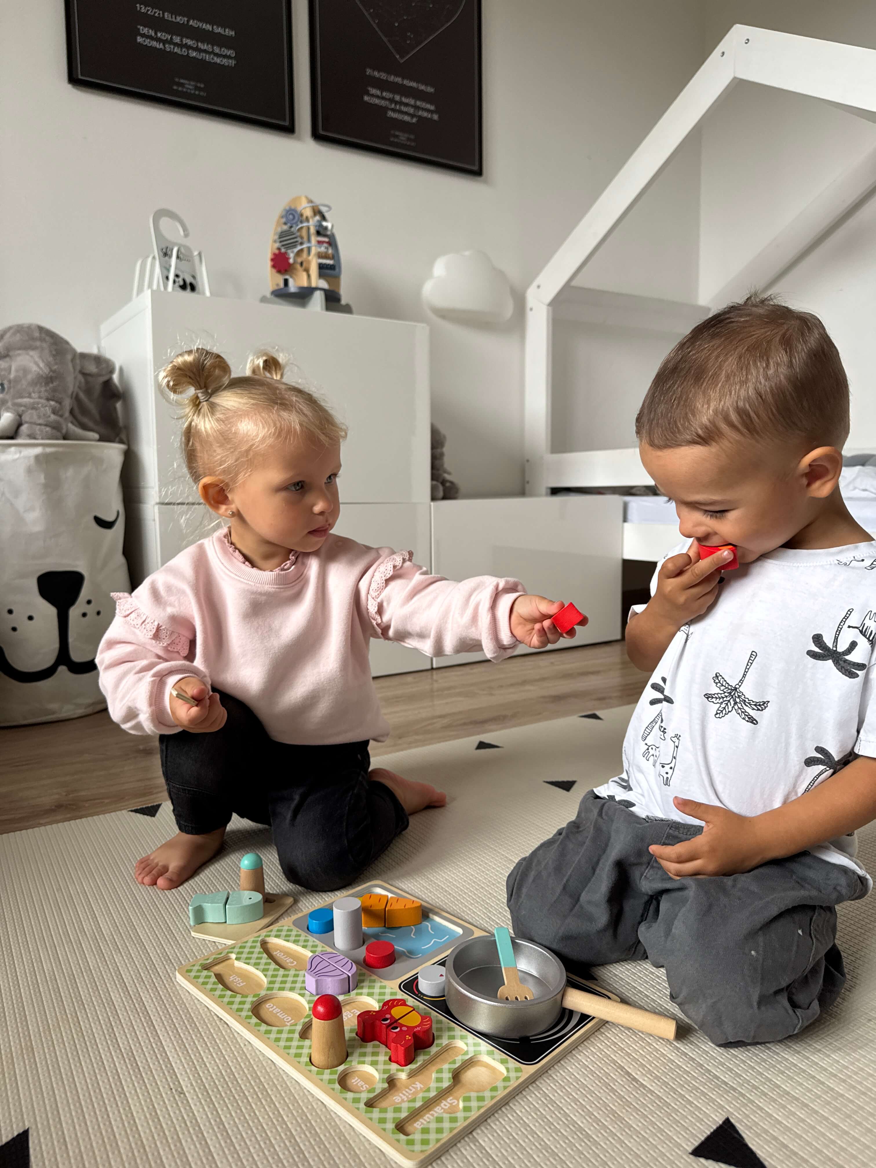 Mamido Fából készült konyhai játékkészlet