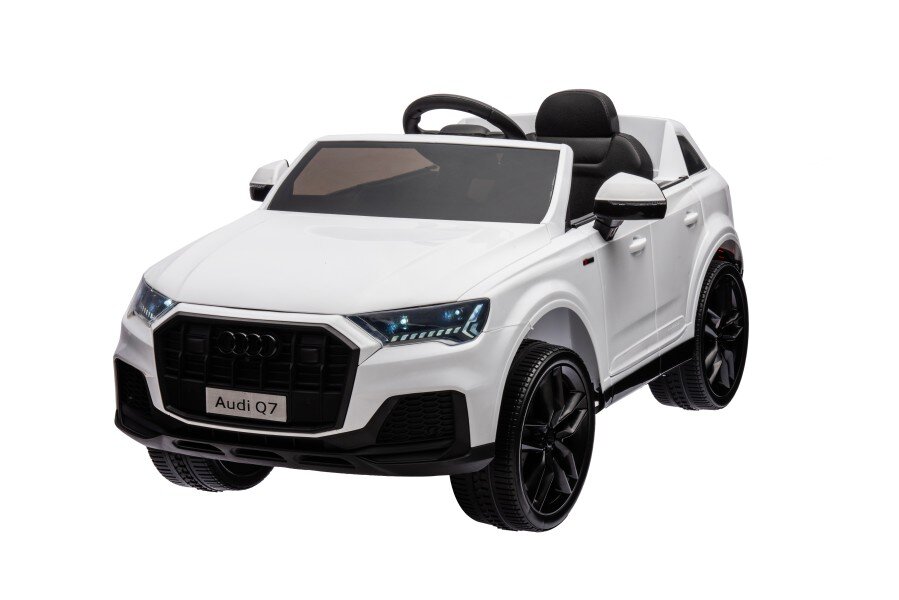 Elektromos autó Audi Q7 fehér