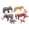 Állatok készlete SAFARI figurák elefánt tigris tigris