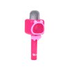Bezdrátový karaoke mikrofon růžový2
