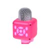 Bezdrátový karaoke mikrofon růžový5