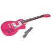 Dětská elektrická kytara s popruhem růžová03