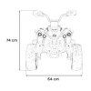 Dětská elektrická čtyřkolka Maverick ATV 2x200W zelená02