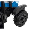 Dětský elektrický traktor BLAST s přívěsem 2x200W modrý25