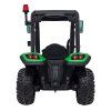 Dětský elektrický traktor BLAST s přívěsem zelený11