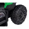 Dětský elektrický traktor BLAST s přívěsem zelený25