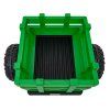 Dětský elektrický traktor BLAST s přívěsem zelený32
