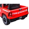 Elektrické autíčko RAM Pickup 4x4 hasičské červené09