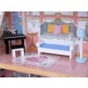 pol pl Piekny Pietrowy Duzy Drewniany Domek dla Lalek z Meblami ZA5458 21546 8