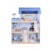 pol pl Drewniany blekitny domek dla lalek mebelki 3 pietra teras ZA5273 21264 3