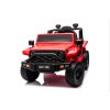 Elektromos játékautó OFFROAD piros 12V Magas alváz, széles ülés, Felfutó tengelyek, 2,4 GHz Távirányítós LED lámpák