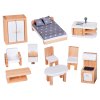 pol pl Uroczy domek z meblami Stylowa Drewniana Willa dla Lalek ZA5368 21411 10