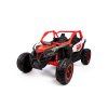 Elektromos játékautó Buggy Bumper 66 piros | 24V | 4x200W | ÉVA | LED | 2,4 GHz | Öko bőr