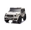 Elektromos kisautó Mercedes G63 AMG 2x24V 4x200W XXL fehér