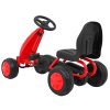 Gyermek pedálos gokart piros - Kicsomagolt - R-B001.CR